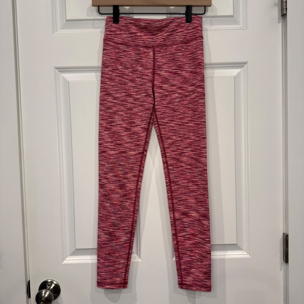 DSG Kids Girls Athletic Leggings Pink Heathered Size‎ M 10-12 Activewear